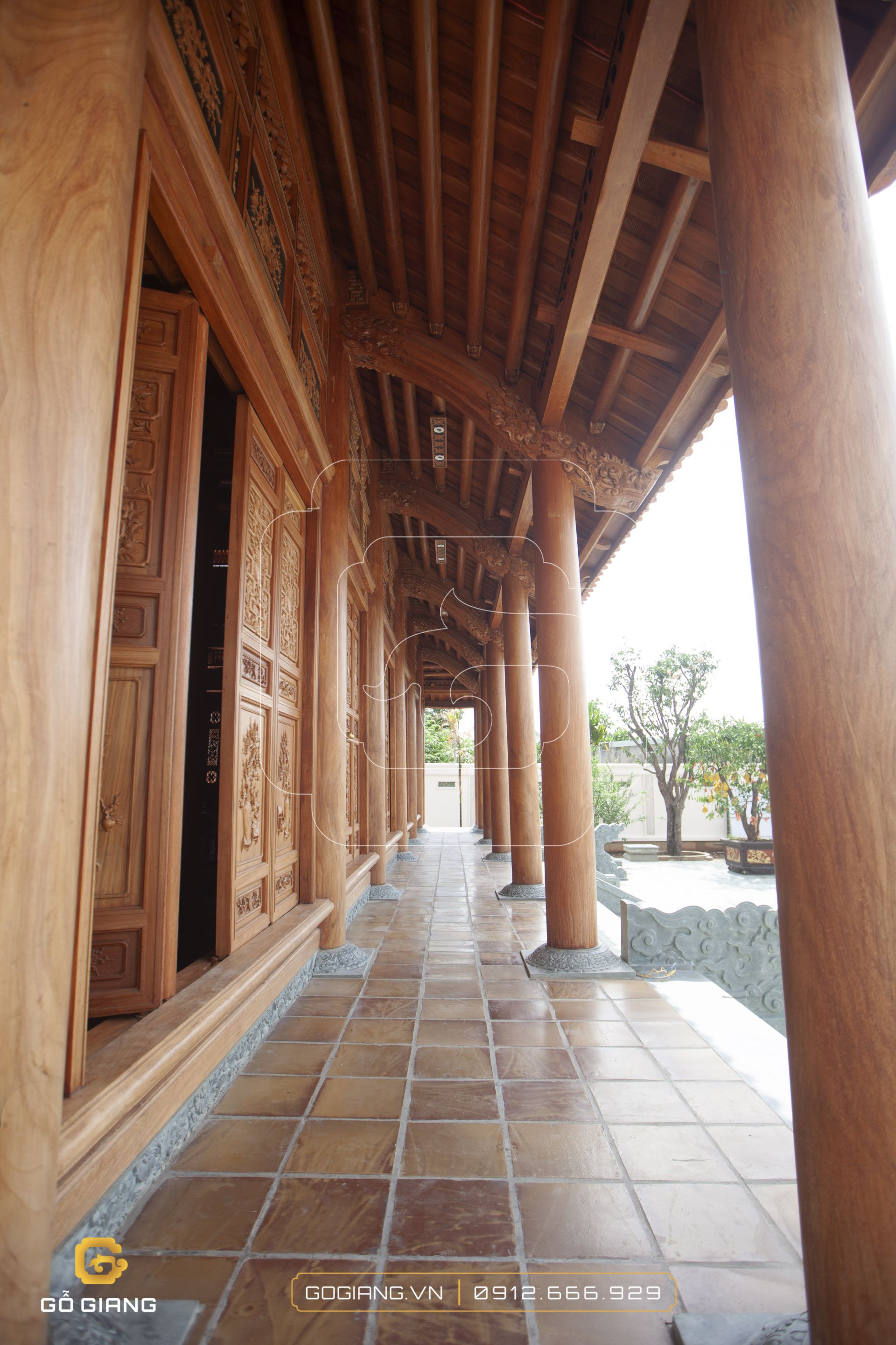 Mẫu nhà gỗ kiến trúc Nam Bộ đẹp