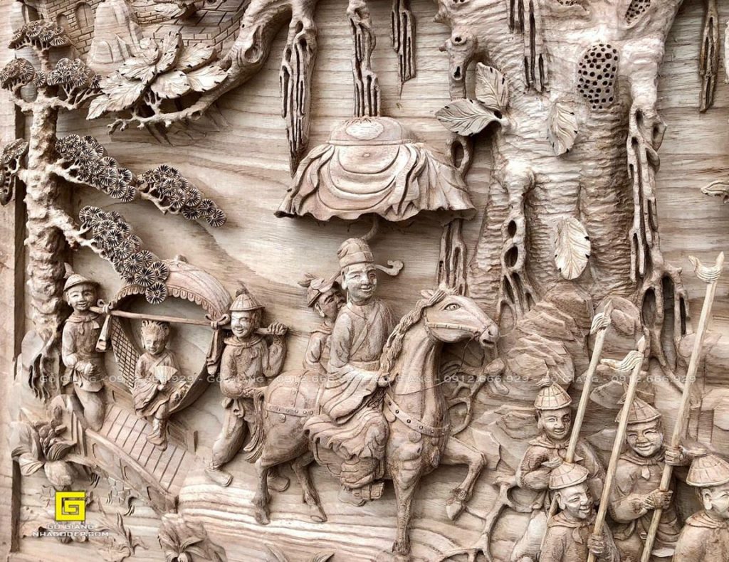  Gỗ Giang với nghệ thuật điêu khắc cổ - tinh hoa Việt hiện hữu trên từng thớ gỗ