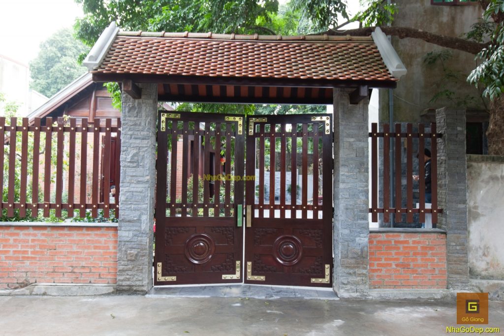 Mẫu Cổng Gỗ ( Cong Go ) thực hiện bởi Gỗ Giang .
