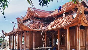 Thi công nhà từ đường gia tộc họ Dương tại Đồng Nai