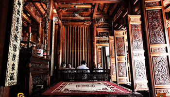 NHÀ GỖ 5 GIAN 2 BUỒNG GÓI | ĐÁ ONG | ĐẬM NÉT XỨ ĐOÀI, SƠN TÂY, HÀ NỘI.