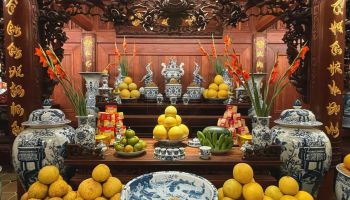 KHÔNG GIAN THỜ CÚNG GIA TIÊN TRONG MỘT CĂN BIỆT THỰ | VĨNH PHÚC | LIM LÀO.