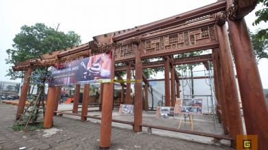 Nhà gỗ Chàng Sơn với tuần lễ trưng bày sản phẩm làng nghề mộc cổ truyền Chàng Sơn