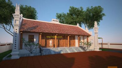 Thiết kế Nhà thờ họ : Đỗ Gia Viên ( Hải Dương).