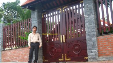 Mẫu Cổng Gỗ ( Cong Go ) thực hiện bởi Gỗ Giang .