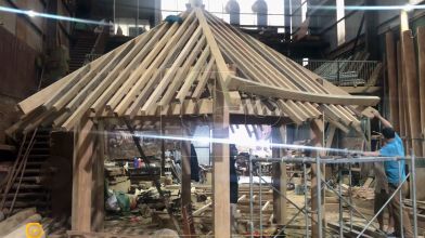 Thi công chòi lục giác cho Vườn Nhật: Việt hóa công trình kiến trúc Nhật Bản