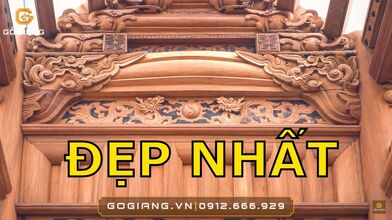 NHÀ GỖ ĐẸP 3 gian 2 chái I NHÀ THỜ HỌ DƯ I Bộ khung nhà gỗ trước khi lợp mái ngói I Gỗ Giang TV