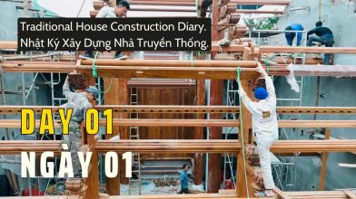 Xây dựng nhà gỗ truyền thống Việt Nam - #01