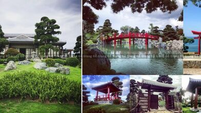 KIẾN TRÚC GỖ VƯỜN NHẬT BẢN VINPEARL LAND NHA TRANG