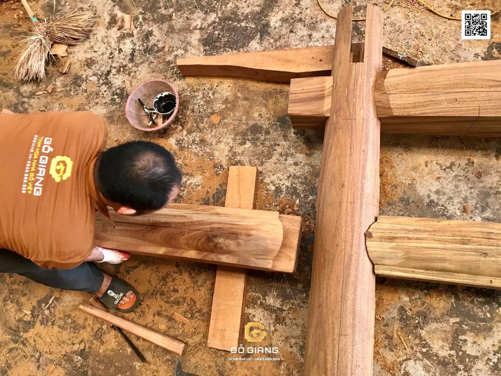 SÀM - Một kĩ thuật làm mộng nhà gỗ cổ truyền
