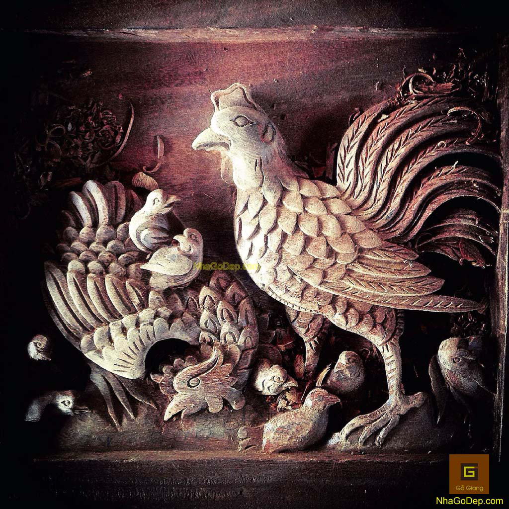 Nghệ thuật điêu khắc cổ của Gỗ Giang